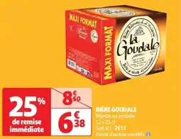 Auchan Supermarché Bière goudale offre