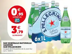 Utile SAN PELLEGRINO Eau minérale naturelle gazeuse offre