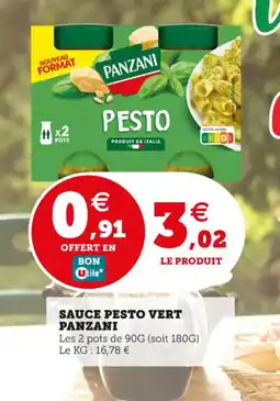 Utile PANZANI Sauce pesto vert offre