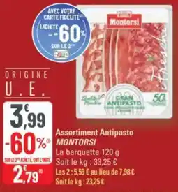 G20 Assortiment antipasto montorsi offre
