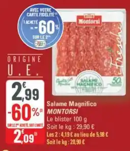 G20 Salame magnifico montorsi offre