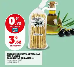 Utile Gressins rubatĂ artisanal sans huile de palme offre