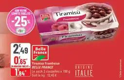 G20 Tiramisù framboise belle france offre