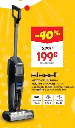 Pulsat BISSELL Nettoyeur 3-en-1 multi-surfaces 4007n offre