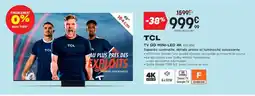 Pulsat TCL Tv qd mini-led 4k 65c898 offre