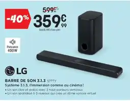 Pulsat LG Barre de son 3.1.3 s77ty offre