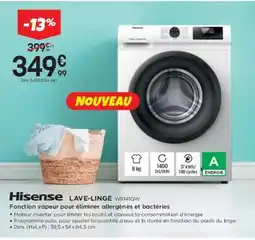 Pulsat HISENSE Lave-linge w8141qw offre