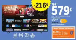 E.Leclerc Espace Culturel SAMSUNG Tv qled 55q60d 55" (pouces) offre