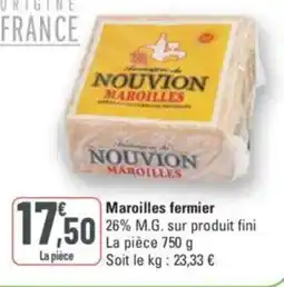 G20 Maroilles fermier offre