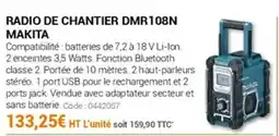 Agrial Radio de chantier dmr108n makita offre