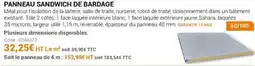 Agrial Panneau sandwich de bardage offre
