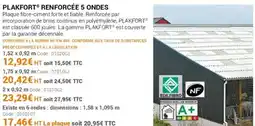 Agrial Plakfort renforcée 5 ondes offre