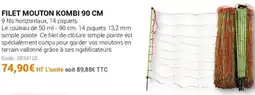 Agrial Filet mouton kombi 90 cm offre