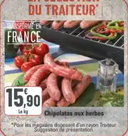 G20 Chipolatas aux herbes offre