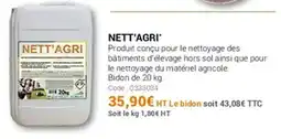 Agrial NETT'AGRI offre