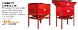 Agrial Container cabibox 2 m³ offre