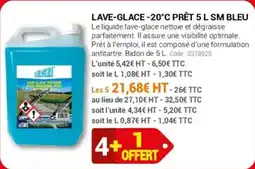 Agrial Lave-glace -20°c prêt 5 l sm bleu offre
