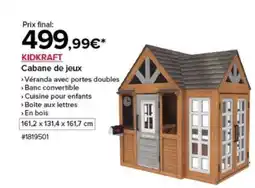 Costco KIDKRAFT Cabane de jeux offre