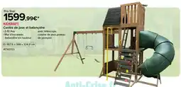 Costco KIDKRAFT Centre de jeux et balançoire offre