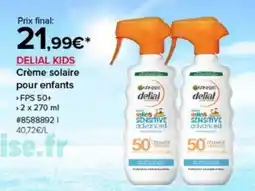 Costco DELIAL KIDS Crème solaire pour enfants offre