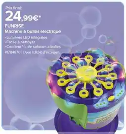 Costco FUNRISE Machine à bulles électrique offre