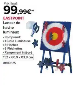 Costco EASTPOINT Lancer de hache lumineux offre