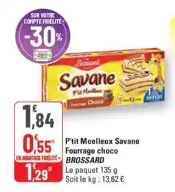 G20 P'tit moelleux savane fourrage choco brossard offre