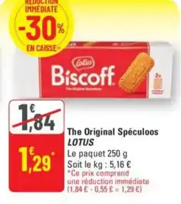 G20 The original spéculoos lotus offre
