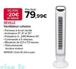 Costco SEVILLE Ventilateur colonne offre