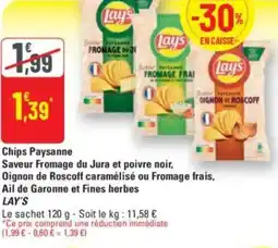 G20 Chips paysanne lay's offre