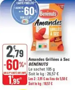 G20 Amandes grillées à sec benenuts offre