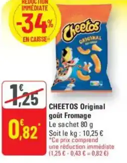G20 Cheetos original goût fromage offre