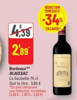 G20 Bordeaux blaissac offre