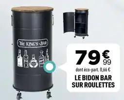 Centrakor Le bidon bar sur roulettes offre