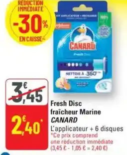 G20 Fresh disc fraîcheur marine canard offre