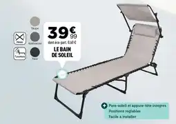 Centrakor Le bain de soleil offre