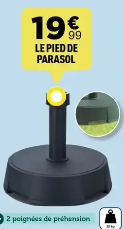 Centrakor Le pied de parasol offre