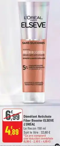 G20 Démêlant antichute fiber booster elseve l'oréal offre