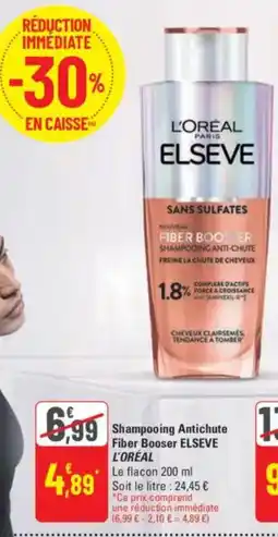 G20 Shampooing antichute fiber booser elseve l'oreal offre
