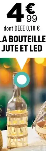 Centrakor La bouteille jute et led offre