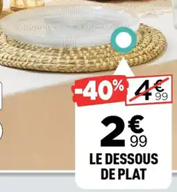 Centrakor Le dessous de plat offre