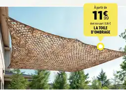 Centrakor La toile d'ombrage offre