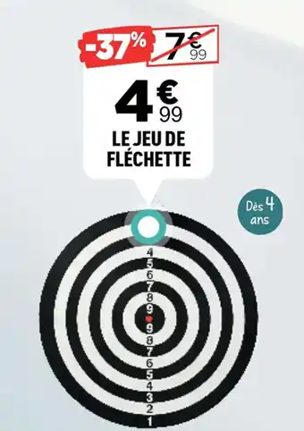 Centrakor Le jeu de fléchette offre