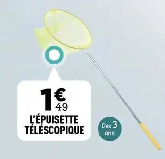 Centrakor L'épuisette téléscopique offre