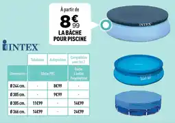 Centrakor INTEX La bâche pour piscine offre