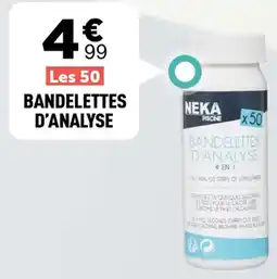 Centrakor NEKA Bandelettes d'analyse offre