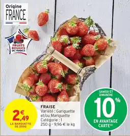 Intermarché Fraise offre