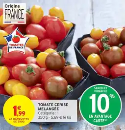 Intermarché Tomate cerise melangée offre