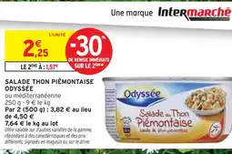 Intermarché ODYSSÉE Salade thon piémontaise offre