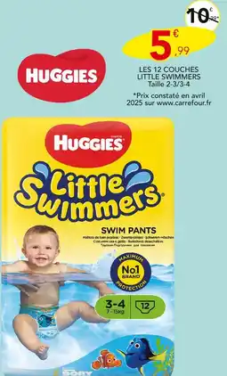 Stokomani LITTLE SWIMMERS HUGGIES Les 12 couches Little Swimmers offre